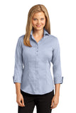 Red House® Ladies 3/4-Sleeve Nailhead Non-Iron Shirt. RH69