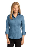 Red House® Ladies 3/4-Sleeve Nailhead Non-Iron Shirt. RH69