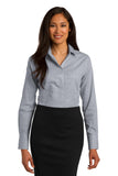 Red House® Ladies Windowpane Plaid Non-Iron Shirt. RH71