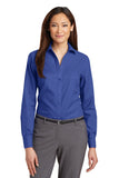Red House® Ladies Non-Iron Diamond Dobby Shirt. RH77