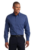 Port Authority® Tall Tattersall Easy Care Shirt. TLS642