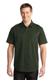 Port Authority® Stain-Release Short Sleeve Twill Shirt. S648
