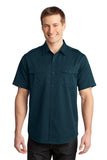 Port Authority® Stain-Release Short Sleeve Twill Shirt. S648