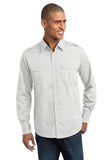 Port Authority® Stain-Release Roll Sleeve Twill Shirt. S649