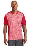 Sport-Tek® PosiCharge® Electric Heather Colorblock Tee. ST395