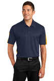Sport-Tek® PosiCharge® Active Textured Colorblock Polo. ST695