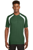 Sport-Tek® Dry Zone® Colorblock Crew. T478