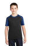 Sport-Tek® Youth CamoHex Colorblock Tee. YST371