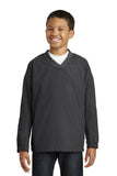Sport-Tek® Youth V-Neck Raglan Wind Shirt. YST72