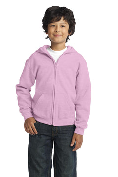 Gildan® Youth Heavy Blend™ Full-Zip Hooded Sweatshirt. 18600B