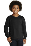 JERZEES® Youth Dri-Power®  Active 50/50 Cotton/Poly Long Sleeve T-Shirt. 29BL