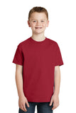 Hanes® - Youth Tagless® 100%  Cotton T-Shirt.  5450