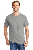 Hanes® - Tagless® 100%  Cotton T-Shirt with Pocket.  5590