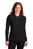 Anvil® Ladies 100% Combed Ring Spun Cotton Long Sleeve Hooded T-Shirt. 887L
