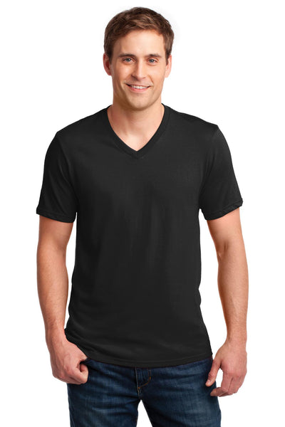 Anvil® 100% Combed Ring Spun Cotton V-Neck T-Shirt. 982