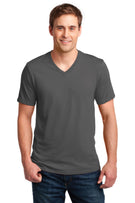 Anvil® 100% Combed Ring Spun Cotton V-Neck T-Shirt. 982