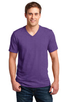 Anvil® 100% Combed Ring Spun Cotton V-Neck T-Shirt. 982