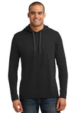 Anvil® 100% Combed Ring Spun Cotton Long Sleeve Hooded T-Shirt. 987
