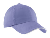 Port Authority® Sandwich Bill Cap with Striped Closure.  C830