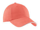 Port Authority® Ladies Sandwich Bill Cap with Striped Closure. LC830