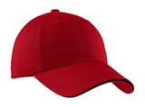 Port Authority® Sandwich Bill Cap with Striped Closure.  C830