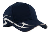 Port Authority® Racing Cap with Sickle Flames.  C878