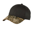 Port Authority® Twill Cap with Camouflage Brim. C931