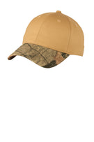 Port Authority® Twill Cap with Camouflage Brim. C931