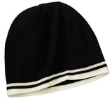 Port & Company® - Fine Knit Skull Cap with Stripes.   CP93