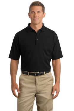 CornerStone® - Industrial Pocket Pique Polo. CS402P