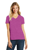 District Made® Ladies Perfect Blend® V-Neck Tee. DM1190L