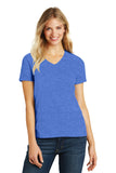 District Made® Ladies Perfect Blend® V-Neck Tee. DM1190L