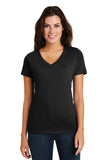 District Made® Ladies Super Slub™ V-Neck Tee. DM3501