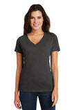 District Made® Ladies Super Slub™ V-Neck Tee. DM3501