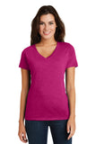District Made® Ladies Super Slub™ V-Neck Tee. DM3501