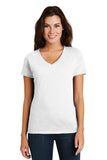 District Made® Ladies Super Slub™ V-Neck Tee. DM3501