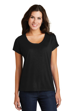 District Made® Ladies Drapey Dolman Tee. DM412