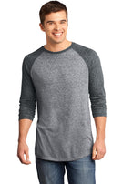 District® - Young Mens Microburn® 3/4-Sleeve Raglan Tee. DT162