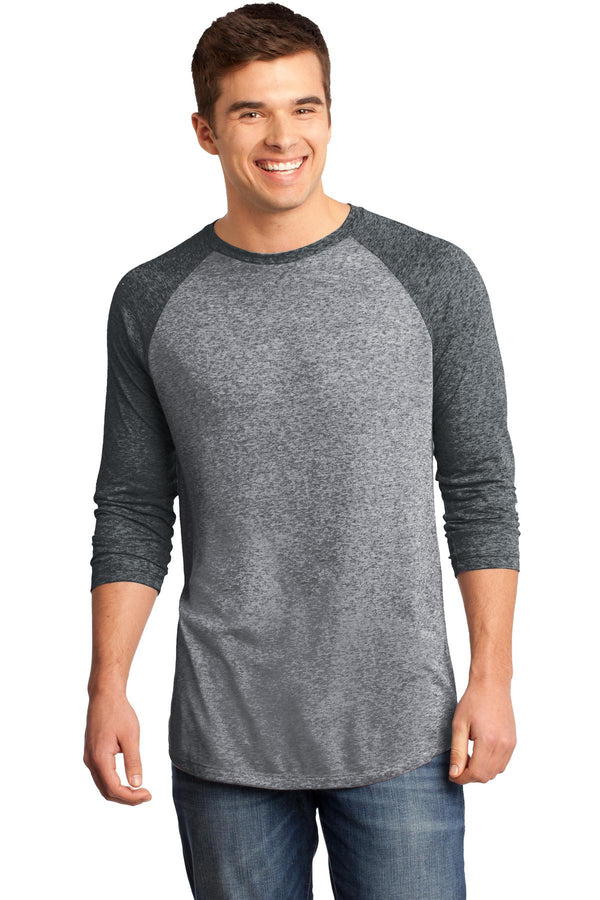 District® - Young Mens Microburn® 3/4-Sleeve Raglan Tee. DT162