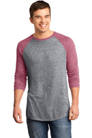District® - Young Mens Microburn® 3/4-Sleeve Raglan Tee. DT162