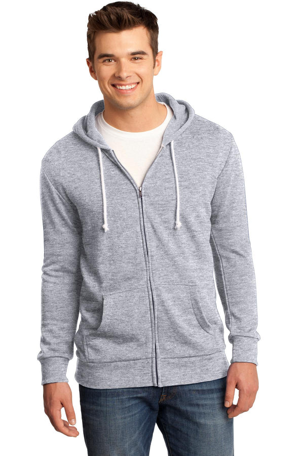 District® - Young Mens Core Fleece Full-Zip Hoodie DT190