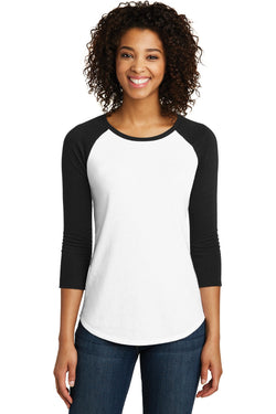 District® Juniors Very Important Tee® 3/4-Sleeve Raglan. DT6211