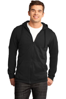 District® - Young Mens The Concert Fleece® Full-Zip Hoodie. DT800