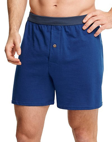 Hanes Men's TAGLESS&reg; ComfortSoft&reg; Knit Boxers with ComfortSoft&reg; Waistband 2X 5-Pack