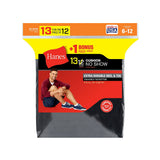Hanes Men's Cushion No-Show Socks 13-Pack (Includes 1 Free Bonus Pair)