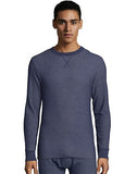 Hanes Men's Raschel Thermal Crewneck