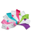 Hanes Girls' Ankle EZ Sort&reg; Socks Assorted 10-Pack