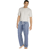 Hanes Men's Sleep Set with Woven Knit Pants