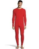 Hanes Men's Solid Waffle Knit Thermal Union Suit