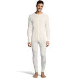Hanes Men's Solid Waffle Knit Thermal Union Suit 3X-4X